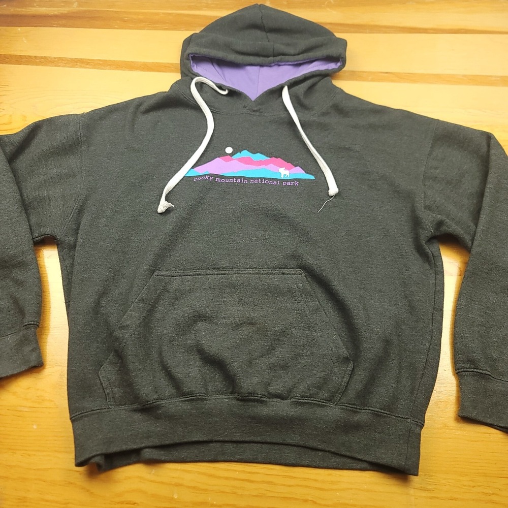 Rocky Mountain National Park Womens L Sweatshirt Estes Park Exclusive‎ Graphic